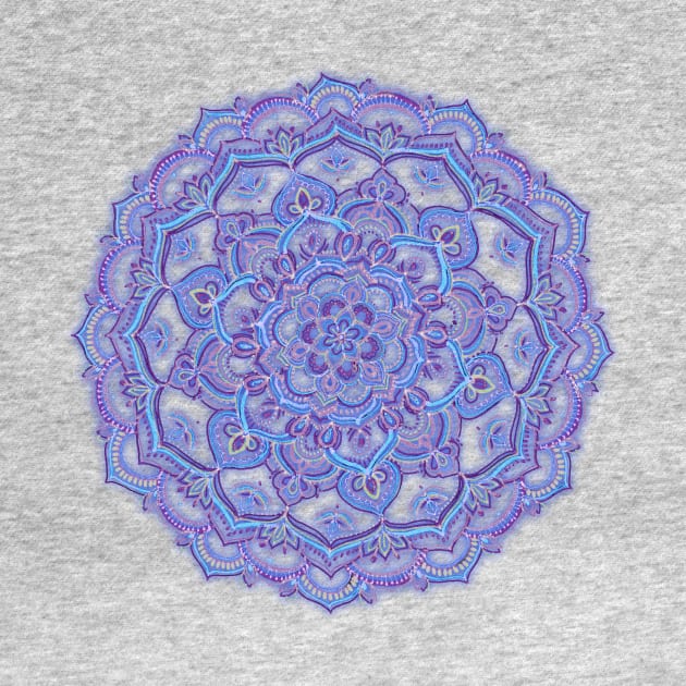 Lilac Spring Doodle Flower by micklyn